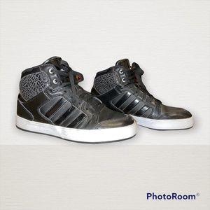 Adidas Neo Raleigh CloudFoam Footbed High-Top Sneakers - LIKE NEW!